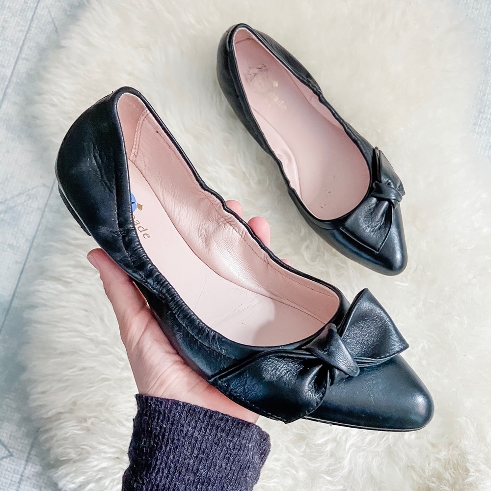KATE SPADE Black Flats